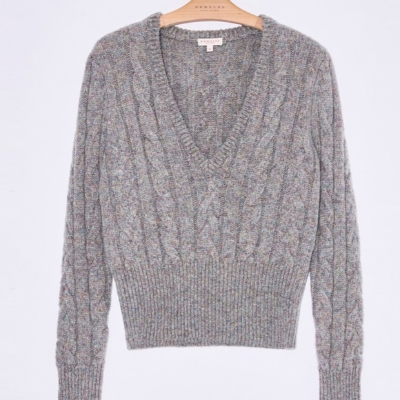 New without tag $251 DEMYLEE “CICELY” oatmeal color sweater, S - Picture 3 of 5